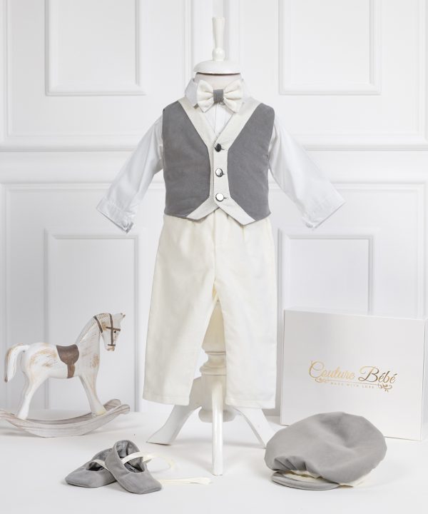 Costum Botez Catifea Ivoire