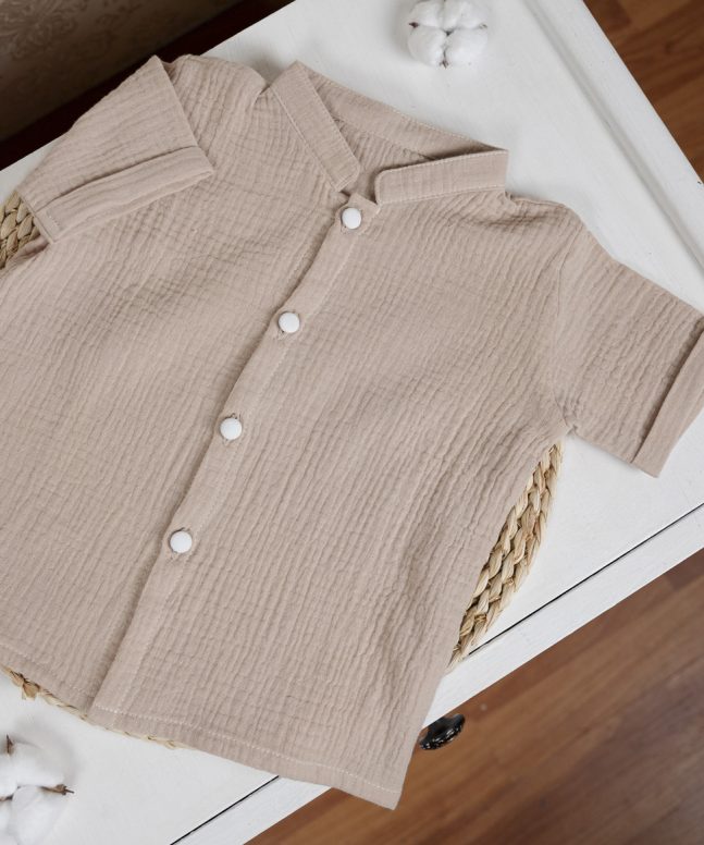 Costum Botez Muselina Bej