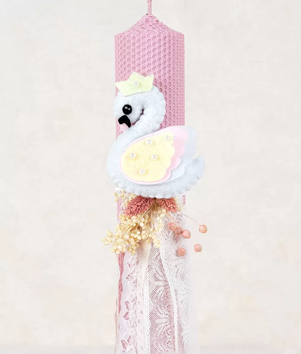 Lumanare botez lebada