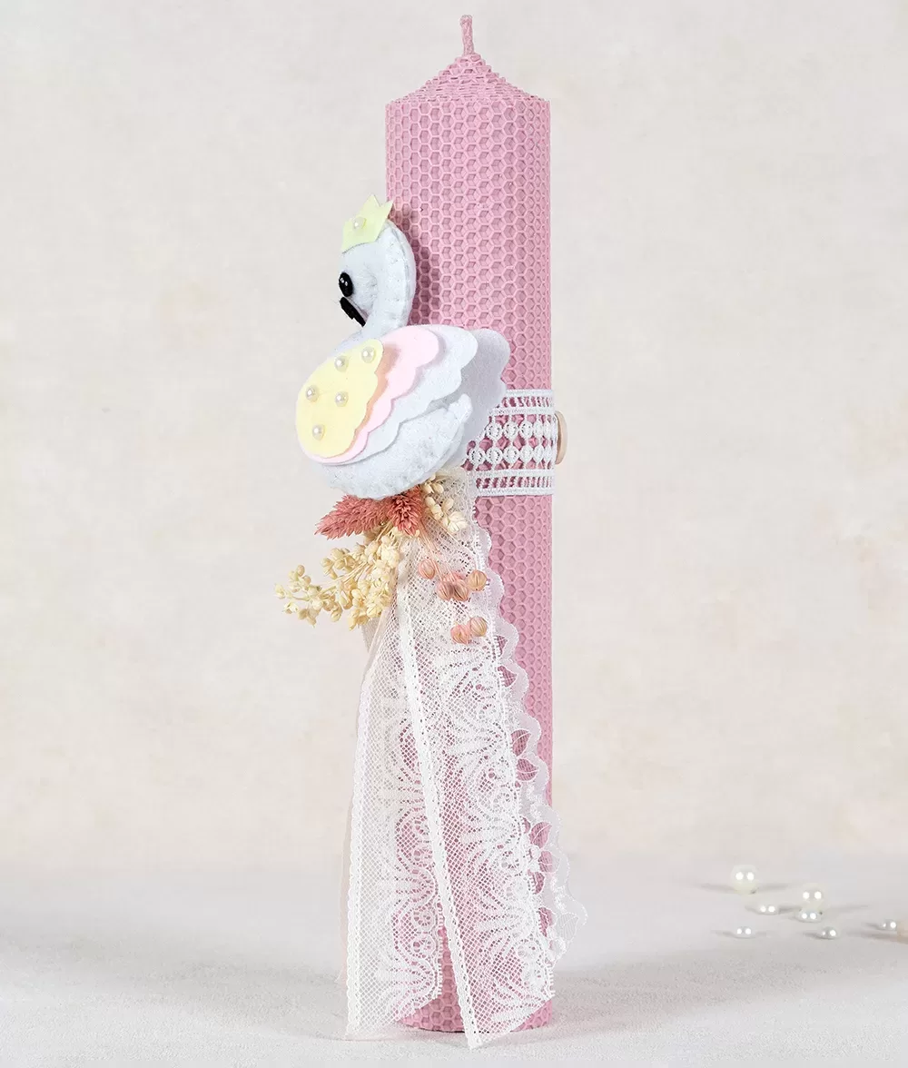 Lumanare botez lebada