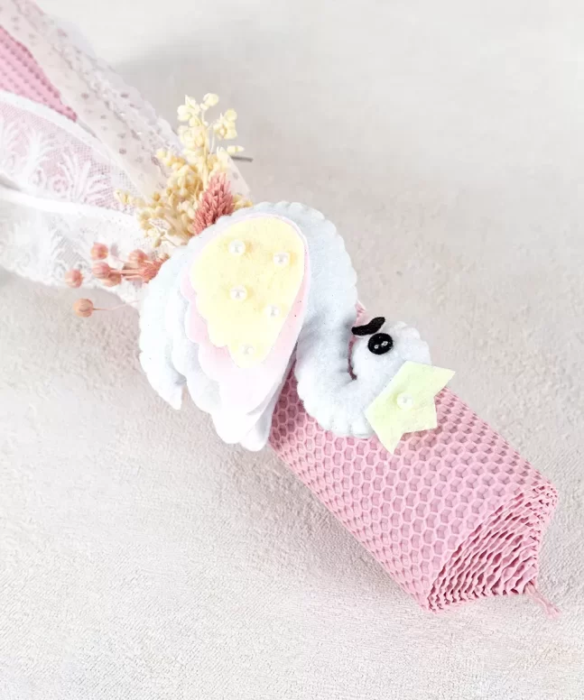 Lumanare botez Lebada