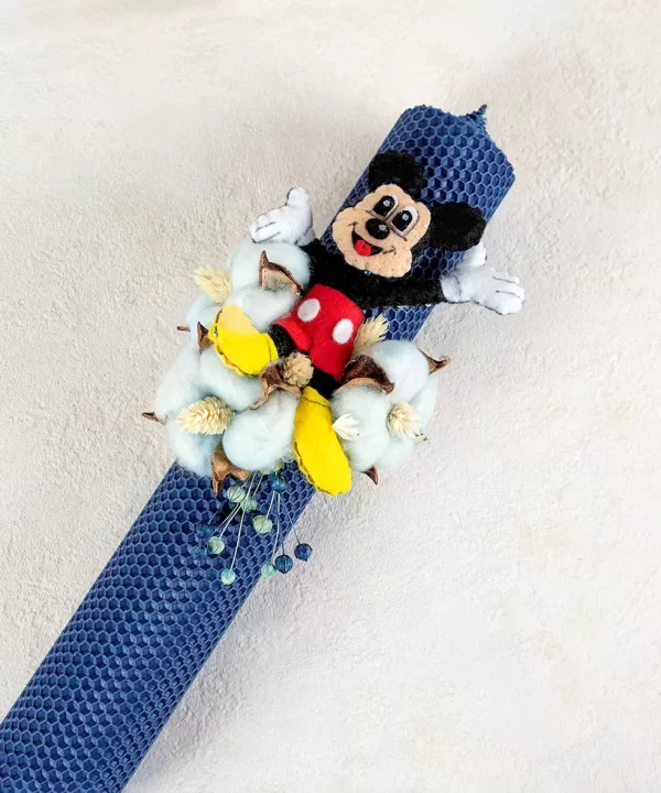 Lumanare botez Mickey Mouse