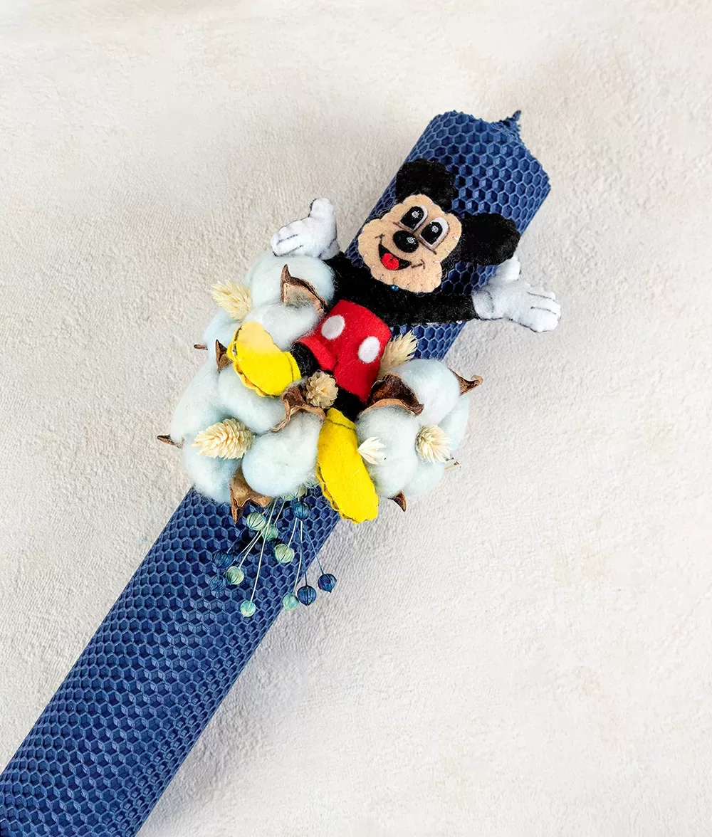 Lumanare botez mickey mouse