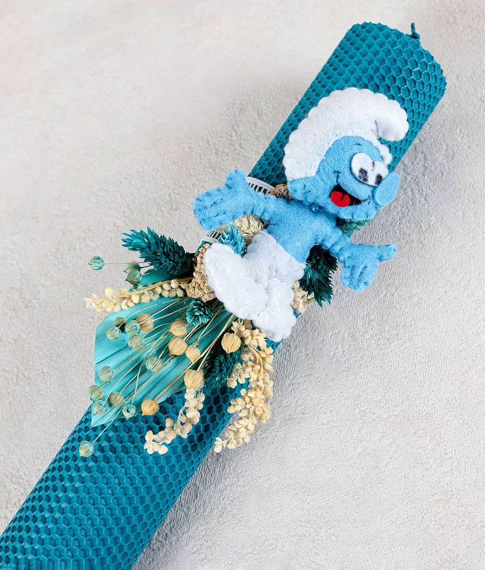 Lumanare botez strumf