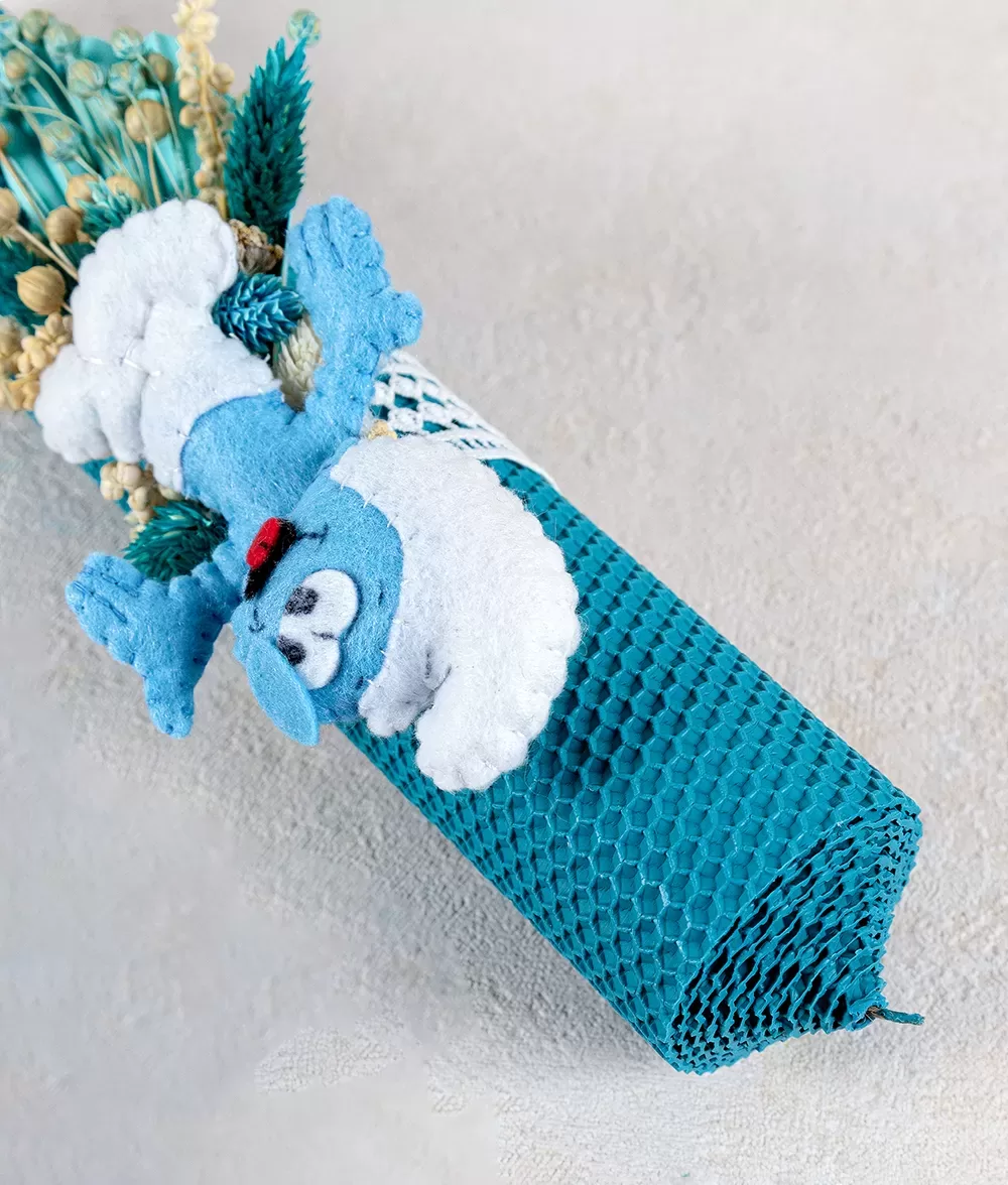 Lumanare botez strumf