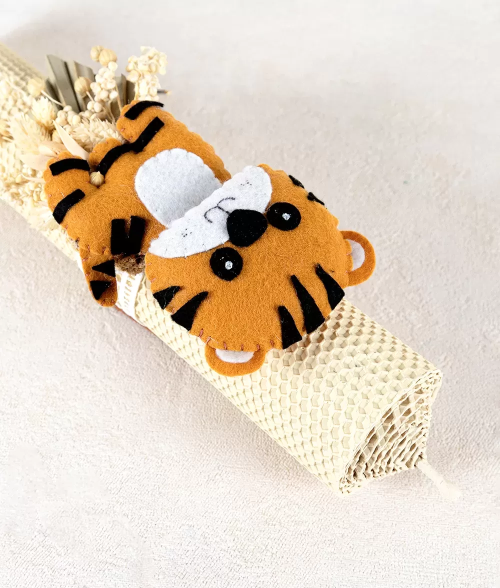 Lumanare botez tigru