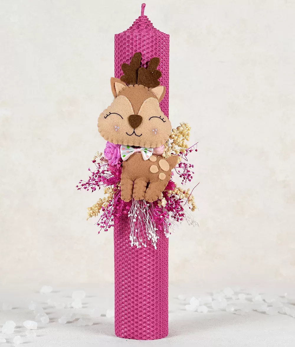 Lumanare botez caprioara