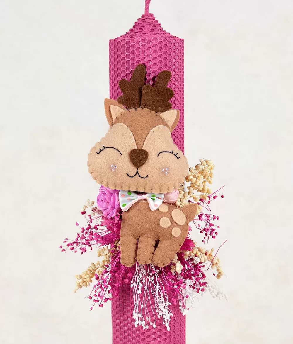 Lumanare botez caprioara