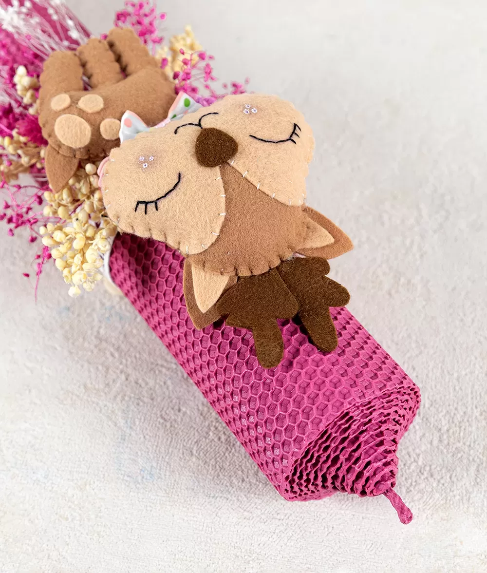 Lumanare botez caprioara