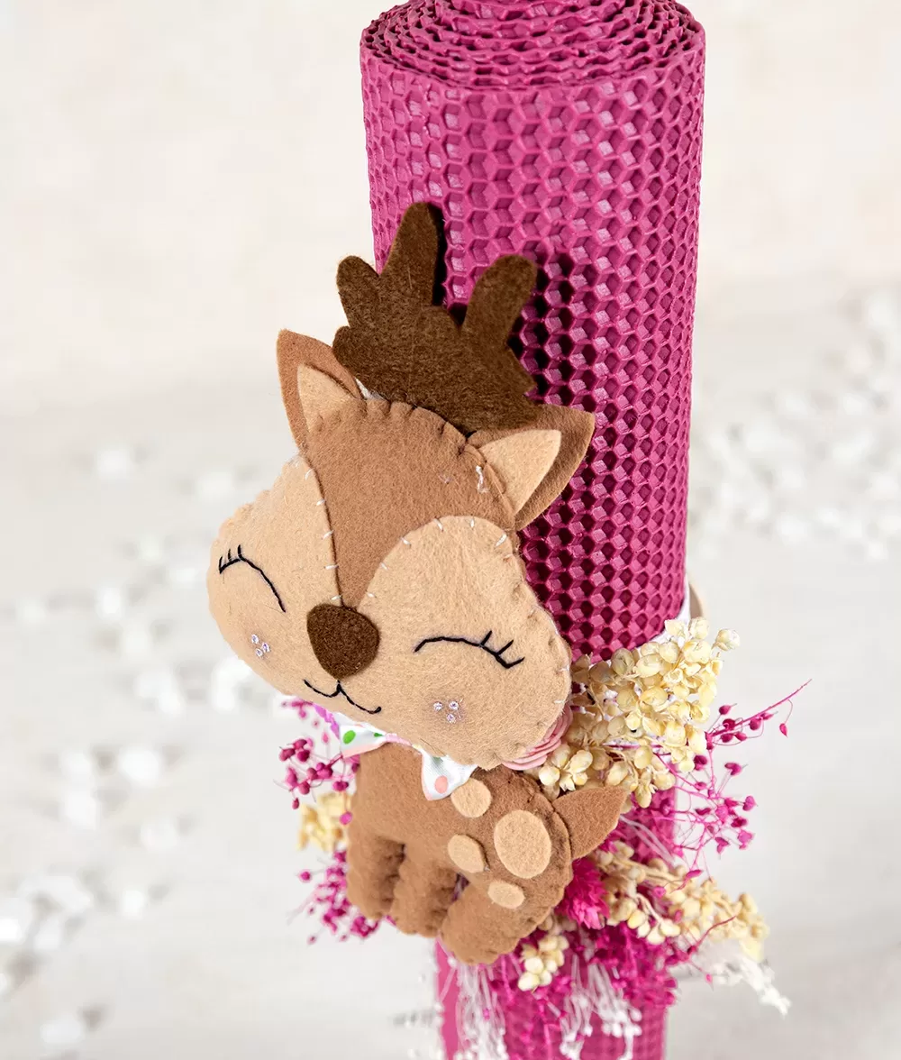 Lumanare botez caprioara