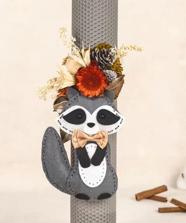 Lumanare botez fagure Raton