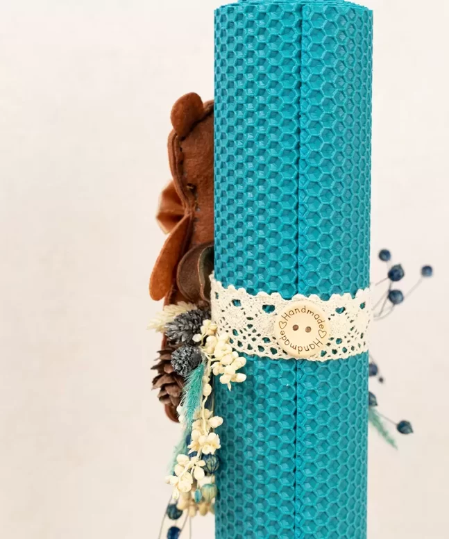 Lumanare botez fagure Ursulet