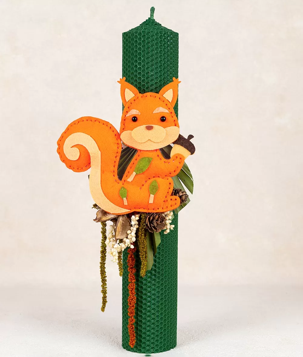 Lumanare botez ceara naturala