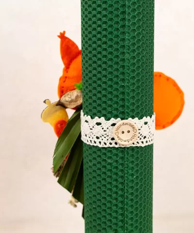 Lumanare botez fagure Veverita