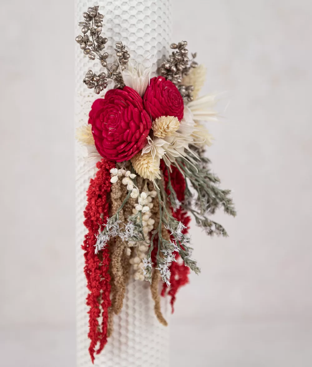 Lumanare botez ceara naturala