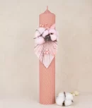 Lumanare botez roz
