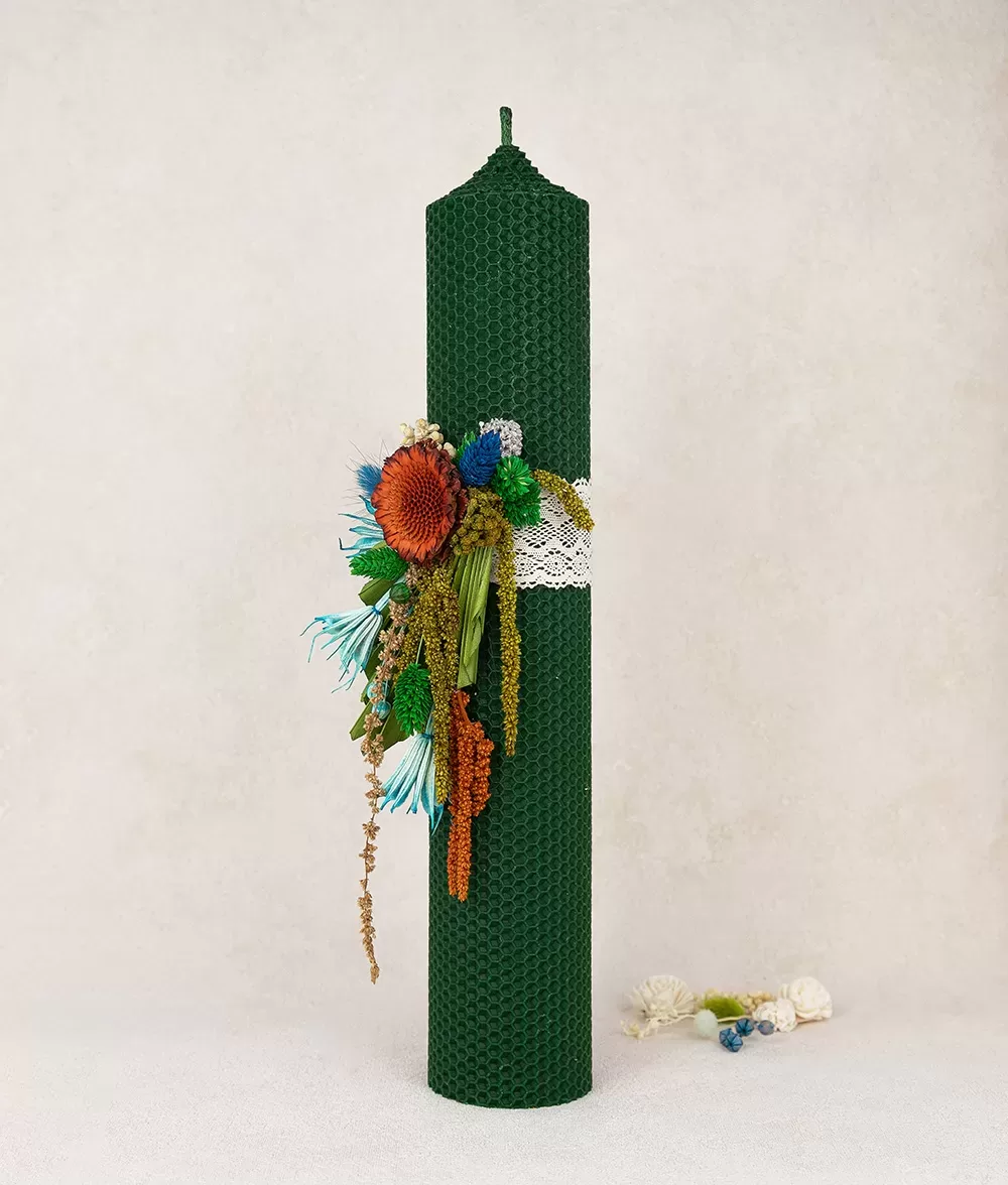 Lumanare botez ceara naturala