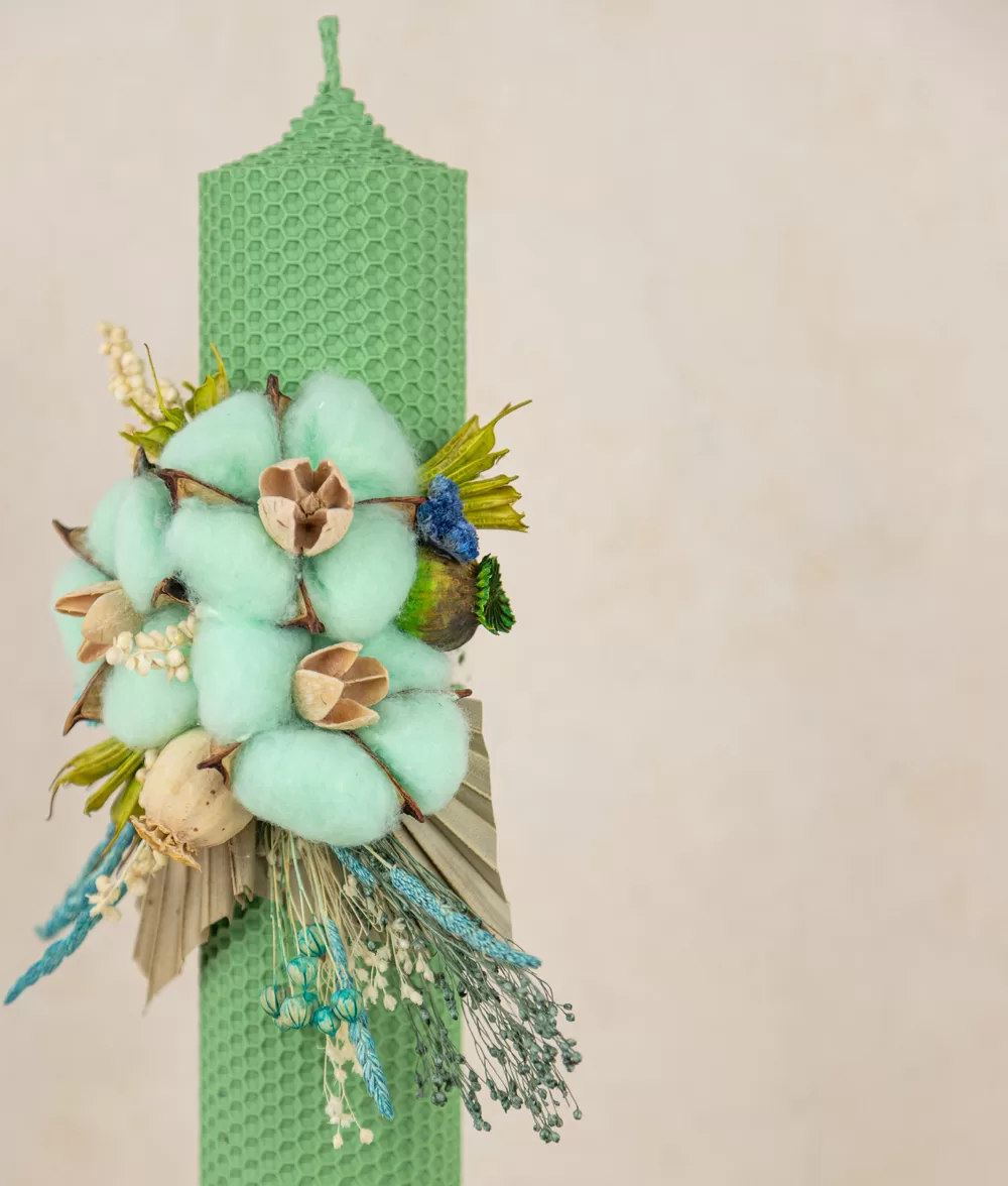 Lumanare botez ceara naturala