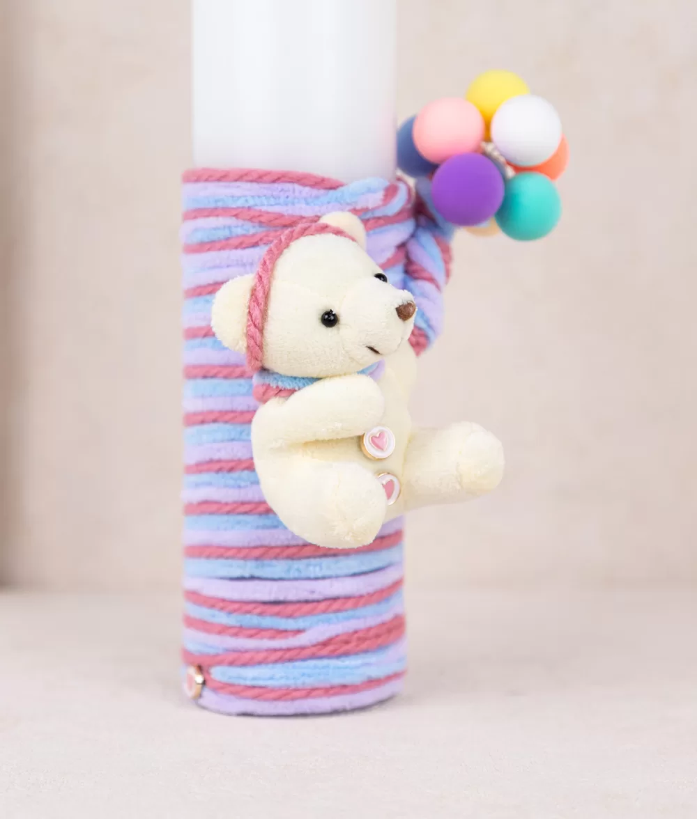 Lumanare botez ursulet