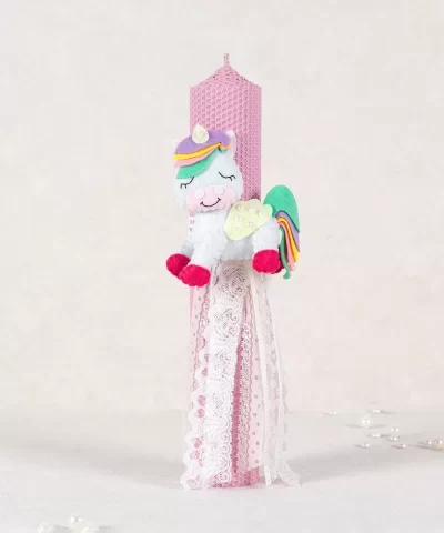 Lumanare ceara naturala Unicorn