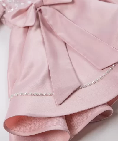 Rochita botez Celeste maneca scurta