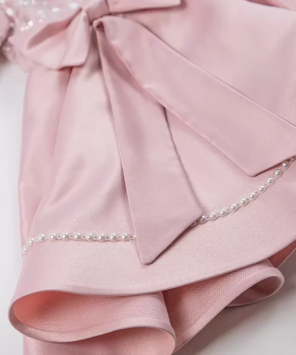 Rochita botez Celeste maneca scurta