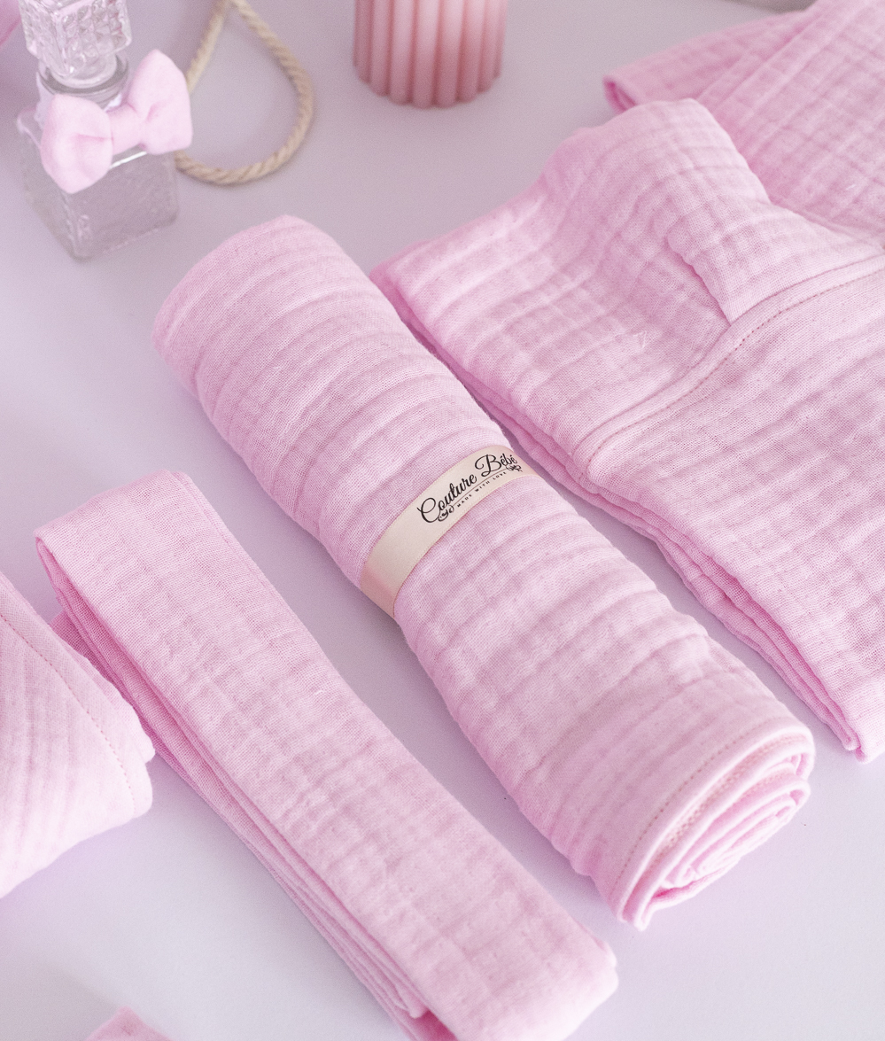 Trusou Muselina 4 Straturi Premium Roz 7 Trusou muselina 4 straturi premium roz - imagine 7