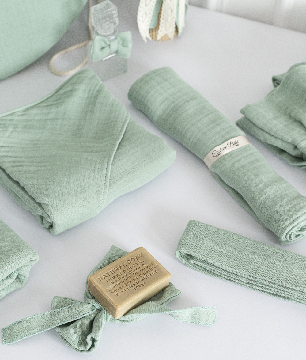 Trusou Muselina 4 Straturi Premium Verde 3 Trusou muselina 4 straturi premium verde - imagine 3