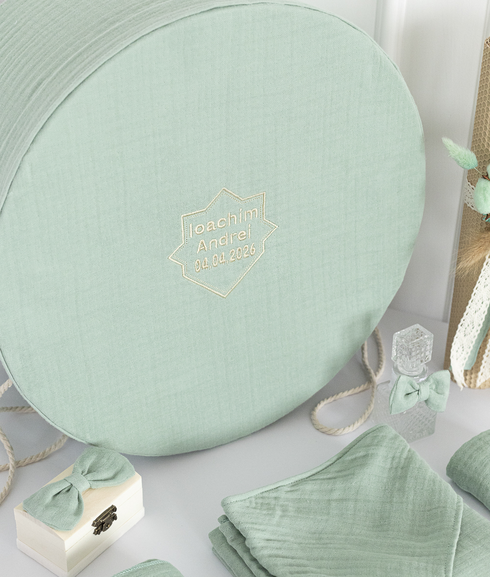Trusou Muselina 4 Straturi Premium Verde 2 Trusou muselina 4 straturi premium verde - imagine 2