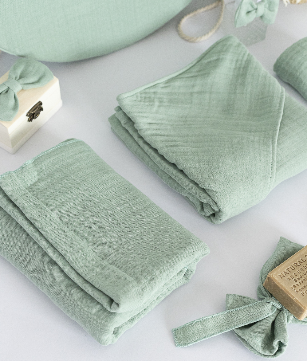 Trusou Muselina 4 Straturi Premium Verde 5 Trusou muselina 4 straturi premium verde - imagine 5