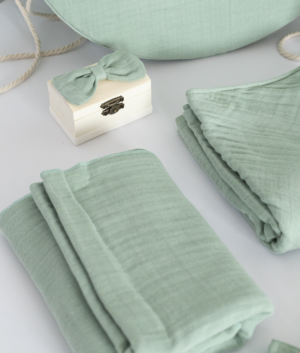 Trusou Muselina 4 Straturi Premium Verde 6 Trusou muselina 4 straturi premium verde - imagine 6