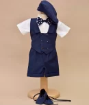 Costum botez albastru