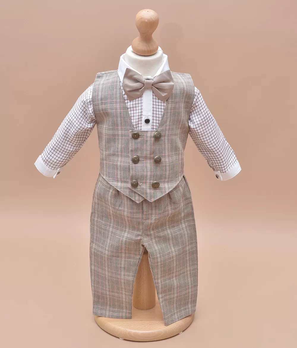 Costum de botez teddy - imagine 2