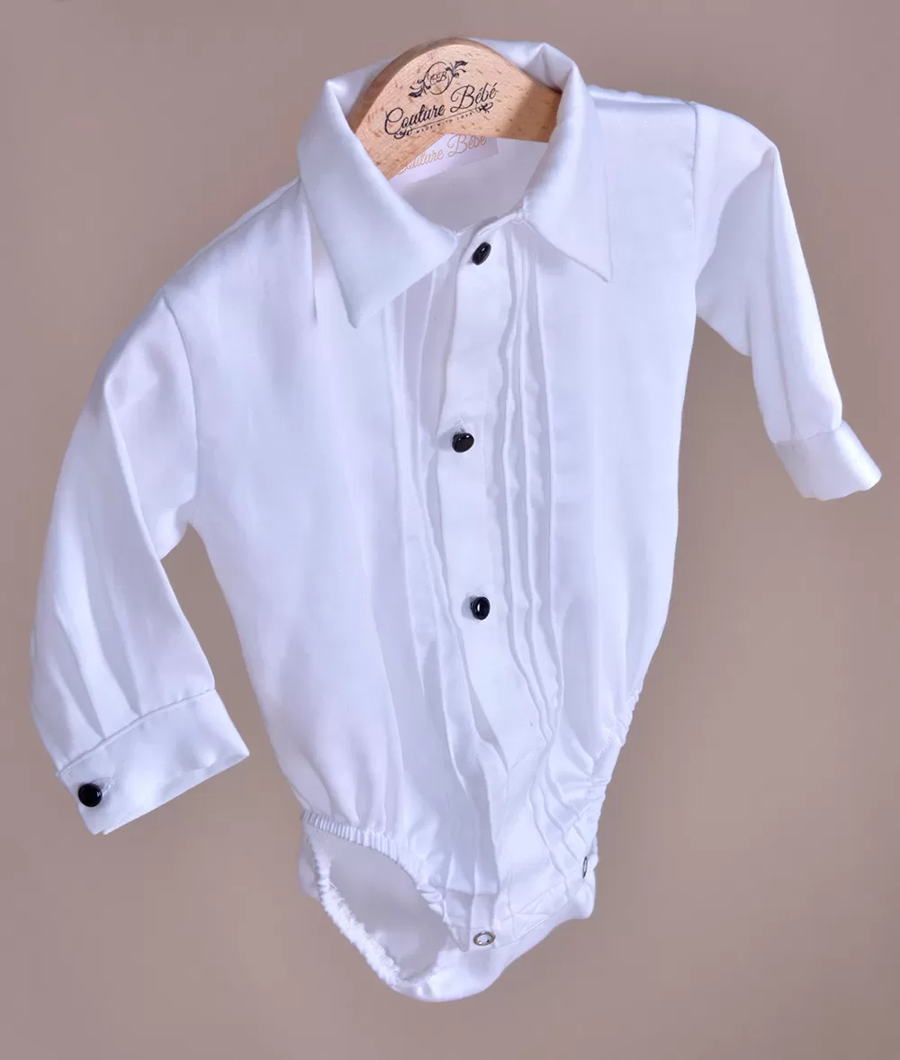 Camasa body bebelus alba