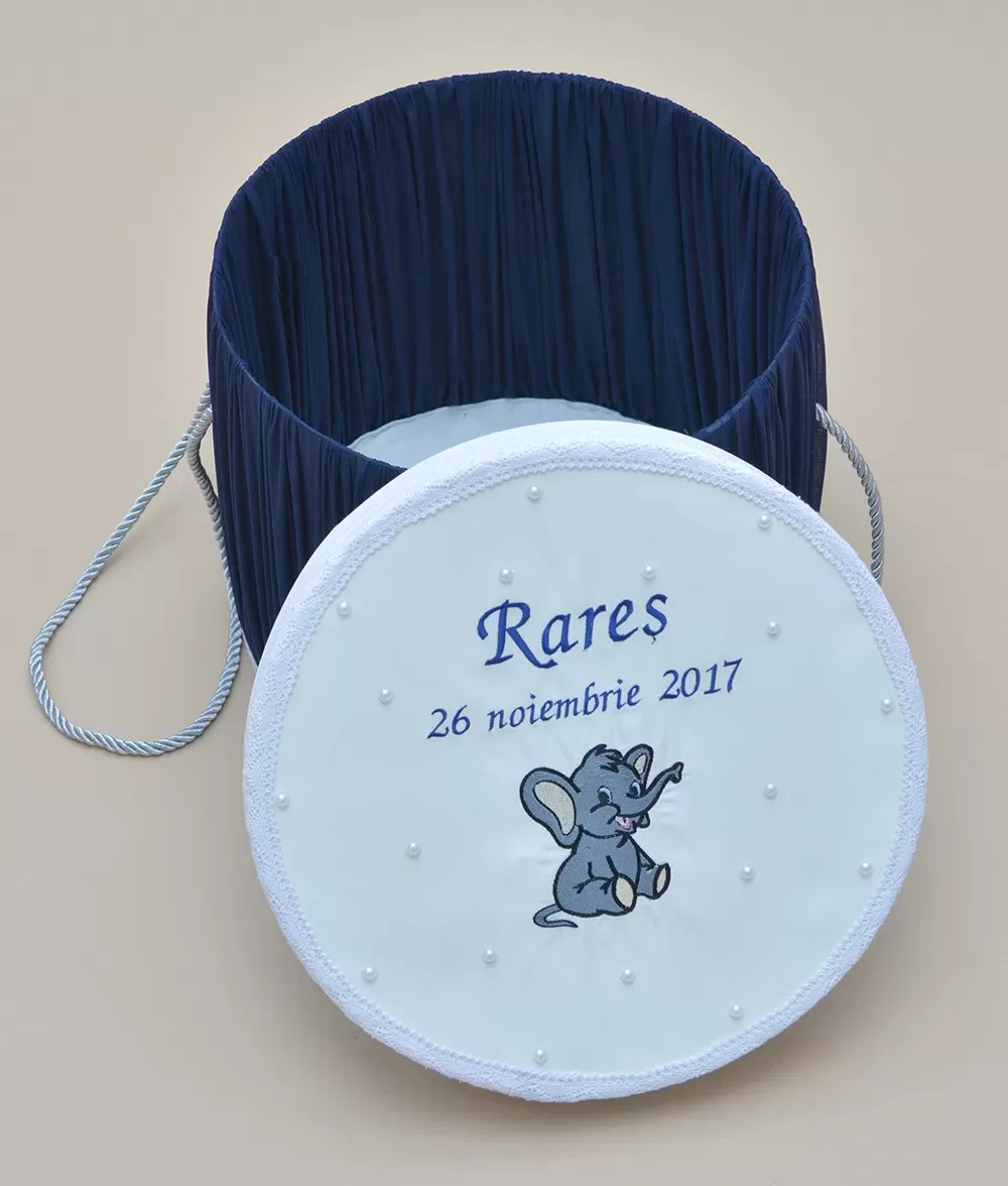 Cutie trusou biserica elefant couture bebe