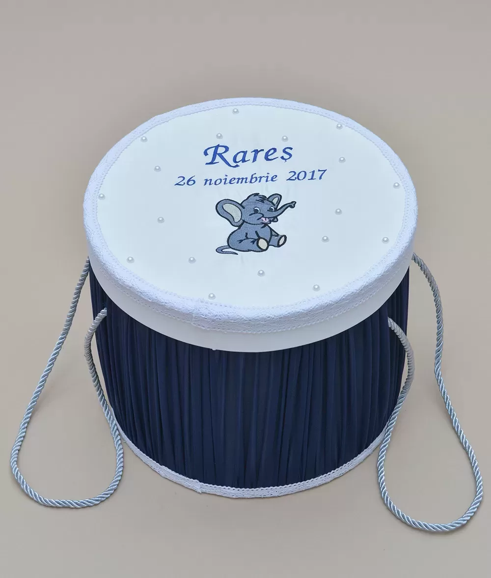 Cutie trusou biserica elefant couture bebe