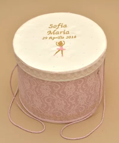 cutie trusou botez micuta balerina