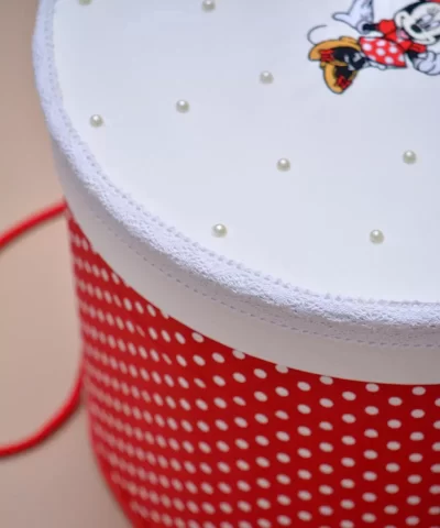 cutie botez minnie mouse rosu