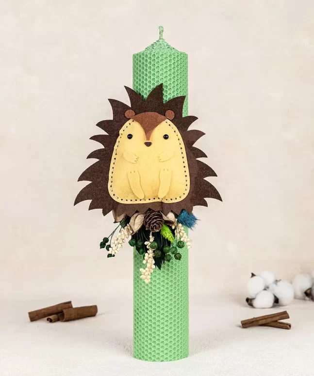 Lumanare botez Fagure Arici