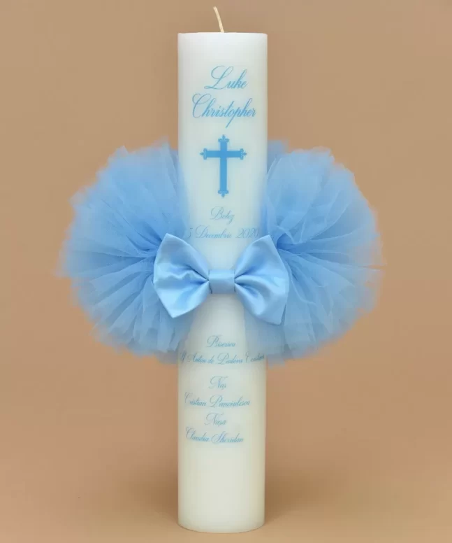 Lumanare botez catolica