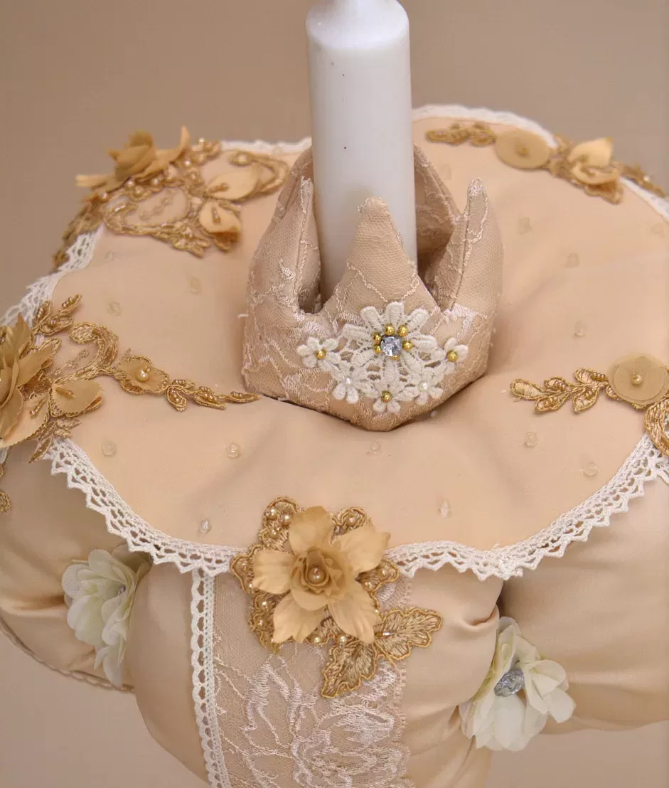 Lumanare de botez coroana