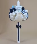 Lumanare de botez personalizata marinar David trei