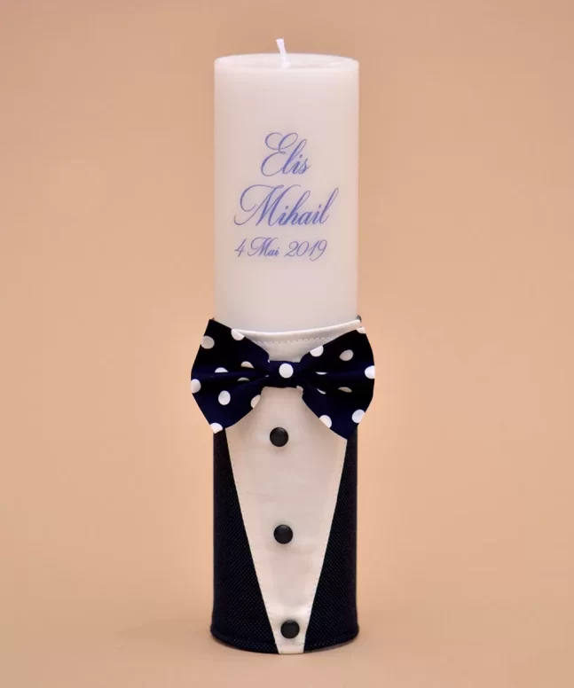 lumanare botez scurta