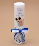 Lumanare botez Mickey cu jucarie