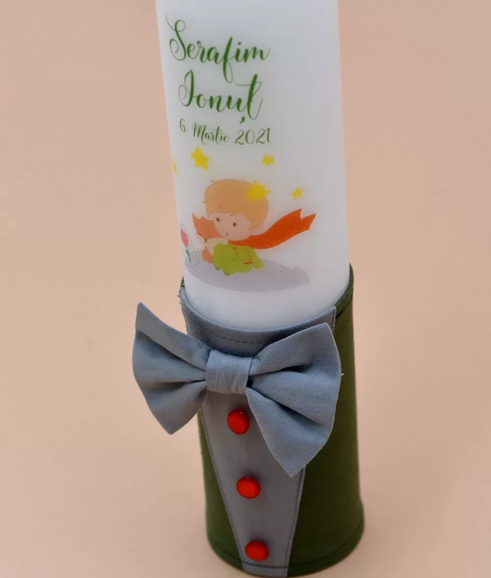 Lumanare botez micul print