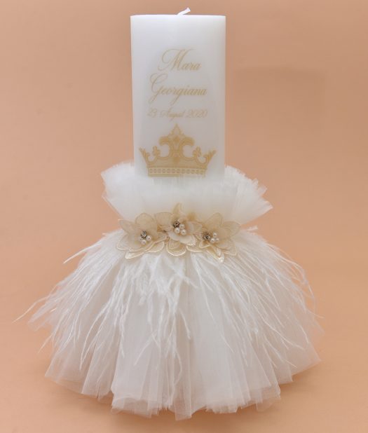 Lumanare botez crown