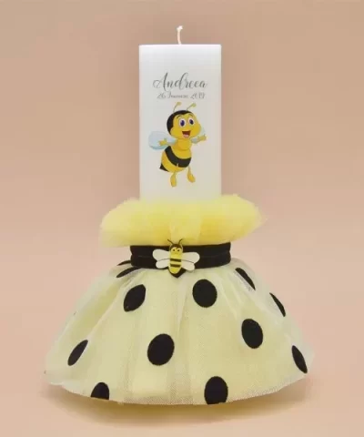 Lumanare de botez personalizata