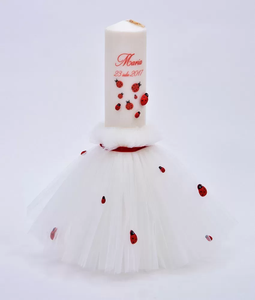 Lumanare botez buburuze