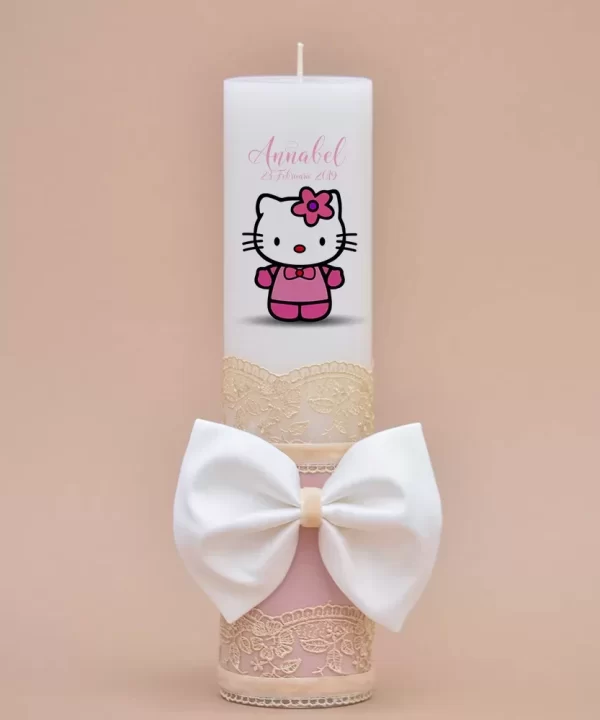 Lumanare botez personalizata