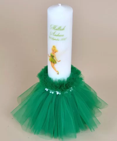 Lumanare de botez Clopotica personalizata